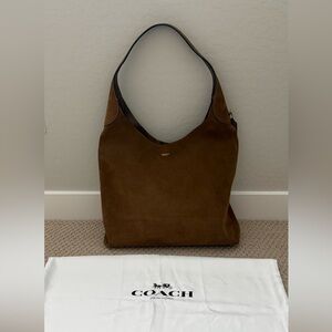 Coach Brown Suede Brooklyn Shoulder Bag 39